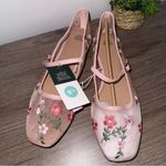 Wild Fable NWT  Womens Elsa Floral Mesh Mary Jane Flats Photo 3