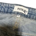 Pistola  Distressed Light Wash Straight Leg Jeans Women’s Size 27 Ripped Denim Photo 2