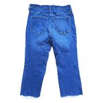 Madewell  Mid Rise Kick Out Crop Jeans 30 Blue Denim Classic Y2K Retro Everyday Photo 3