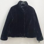 Coffee Shop New York Black Faux Fur Fuzzy Soft Coat Size XL NWT Photo 3