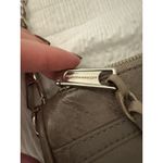 Rebecca Minkoff Mini MAC Leather Crossbody Bag Taupe Silver Hardware Photo 3