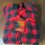 American Eagle NEW Plus Buffalo Plaid Red Black Robe Size XS/S in Packaing Photo 2