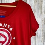 Nba NWT  Atlanta Hawks Red Oversized Tee Photo 2