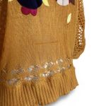 Owls Crochet Sweater Yellow Photo 2