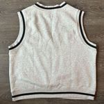 Gap  Gray Sleeveless V-Neck Sweater Vest Photo 6
