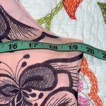 Tyche  large shift dress lined floral pattern summer dress keyhole button closure Photo 3