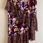 Floral skirt with ruching Yellow Size L Photo 0