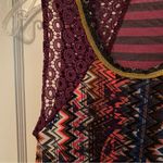 Custo Barcelona  Dress Multicolor Mini Stretch Short Sleeve Sz Small Photo 1