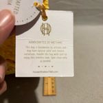 NEW House of Harlow Handwoven Hand Bag Purse Raffia Yellow Gold Vacation Resort Photo 4