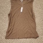James Perse  Cashew Sleeveless Cotton Tank Size 1 Photo 2