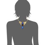 Trina Turk ππ Neo Goth Resin Stone Statement Necklace Photo 6