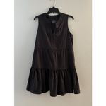 Vineyard Vines Tilly Harbor Seersucker Tiered Dress Small Black Moisture Wicking Photo 15