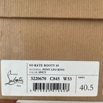 Christian Louboutin So Kate Booty 85 Leopard Heel Bootie EU 40.5 Photo 12