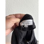 Emerson Fry India Shirtdress XS Black Organic Cotton Dress Boho Quiet Luxury Photo 8