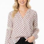 belle du jour  size large floral boho crochet top Photo 0