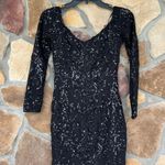 Windsor Black Sequin Mini Dress Photo 1