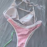 SheIn pink & white bikini set Photo 1