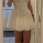 House Of CB petra white corset dress brand new never worn size medium Photo 0
