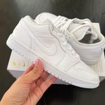 Nike New Air Jordan 1 Low Triple White Photo 2