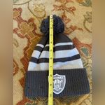 NFL Never worn: Gray Raiders Beanie with Pom Pom Photo 1