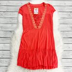 Free People  Coral Orange Swing Dress Photo 0