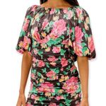 For Love & Lemons NWT Jolie Mini Dress with Puff Sleeves in Black - XS Photo 6