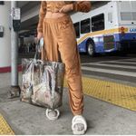 SKIMS Velour Bottoms Jogger Bronze Copper Women’s XXS Pull On new with tags Photo 1