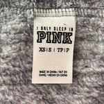 PINK - Victoria's Secret Victoria Secret PINK Reversible Fleece Hooded Belted Robe Black White Size XS Photo 3