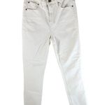 J.Crew Womens 10" Highest-Rise Skinny Jean White Denim High Rise Skinny Jeans 25 Photo 0