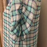 DNA Couture Chiffon Plaid Blouse Photo 6