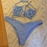 We Wore What  Sky Blue Bikini Set Photo 0