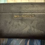 Dana Buchman  Black Textured Leather Clutch Photo 1