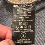 BLANK NYC Jean Jacket Distressed Denim Frayed Hem Light Wash Blue Size Small Photo 9