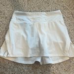 Lululemon Play Off The Pleats White Skirt Photo 3