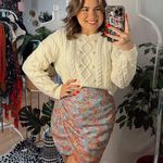 LPA revolve  Brisa Wrap Style Mini Skirt Pink Blue Size medium Photo 1