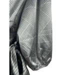 Capacity Unlimited Gray Spiderweb Like Design Lace Trim Wrap Satin Feel XL Top Photo 5