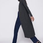 ZARA NWT Wool Blend Ribbed Long Grey Cardigan Photo 3
