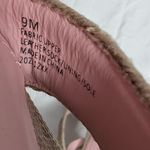 Antonio Melani  X Style Bungalow Jute Platform Heels W9 Pink/Beige Photo 8