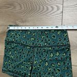 Fleo Booty Shorts Green Animal Print Size‎ Medium Photo 4