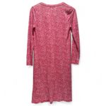 Boden Red and White Patterned Long Sleeve Jersey Dress Size 8 Regular Photo 1