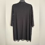 Estella & Julie Polka Dots Cardigan Black Dress 20W Photo 2