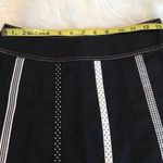 Talbots Petites A line Ribbon stripe linen blend skirt size 4 Petite Photo 3