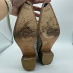 Free People  White Gray In The Loop Woven Ankle Boots Women's size 41 / 10.5 Photo 9