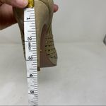 Prada gold Beige Leather Strappy Open Toe Platform heel Pumps size 35.5 Photo 10