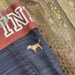 PINK - Victoria's Secret  Gray Mauve Fleece Lined Full Length Leggings Large Photo 4