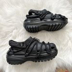 Crocs NWOT Rauw Alejandro x Mega Crush Clog in Black w/ Extra Laces Photo 2