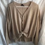 Urban Outfitters Oversized Oatmeal Thermal Top Photo 1