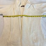 Guess Jeans Open Front Cotton Knit Sweater Cardigan Women’s Size Large Cream Photo 9