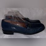 Etienne Aigner Vintage NWT IN BOX Women’s Size 8 Carver Navy Buckle Loafers Photo 7