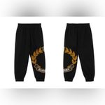 Burberry  Oak Leaf Crest Joggers Black Boys 14Y $625 Retail NWOT Fits Women’s S/M Photo 7